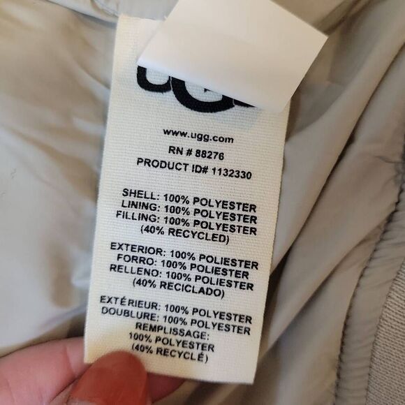 UGG Men's Damion Sherpa Puffer Jacket Size XXL - Picture 7 of 9